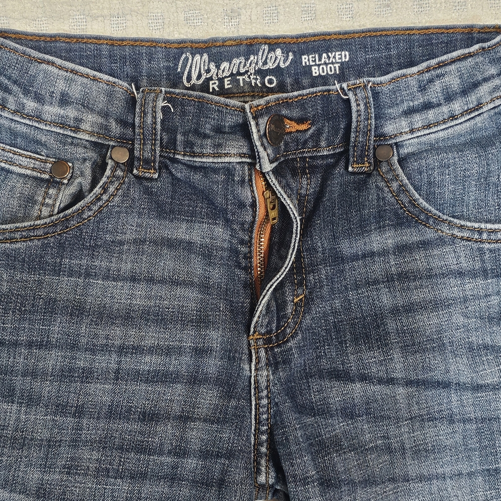 Wrangler Kids Dark Blue Jeans - Picture 7 of 7